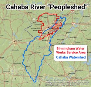 Cahaba River Peopleshed Map